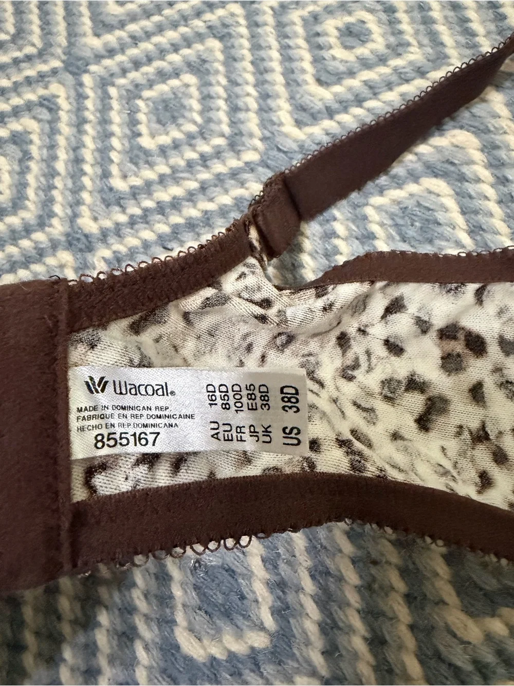 Wacoal Awareness Underwire Bra in Leopard-Print